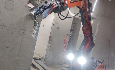 Démolition de béton au robot image 2